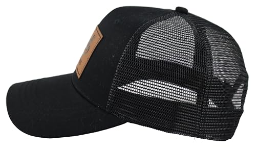Image of Dad Est 2025 Trucker Hat for Men, Adjustable Leather New Daddy Gifts Baseball Cap