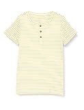 95% Bio-Baumwolle NAME IT Mädchen NKFSOLO SS Slim TOP T-Shirt, Sunset Gold, 146-152