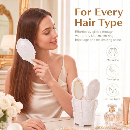 Set de 5 peines y cepillos para cabello miniatura 3