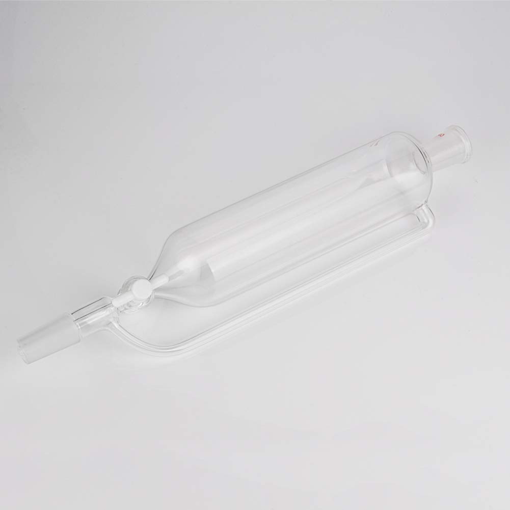 stonylab Embudo Graduado de Adición de Presión Graduado, Addition Funnel Dropping Funnel Embudo de Goteo de Vidrio de Borosilicato con Tapón PTFE para Laboratorio (24/40 Joint, 500 ml)