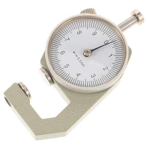 Calibrador de espesor de cuero Garneck 0-10mm, medidor de espesor metálico de precisión para medición industrial DIY miniatura 1