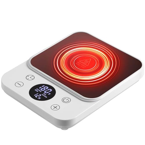 Vyranexa Coffee Cup Warmer with Timer - White