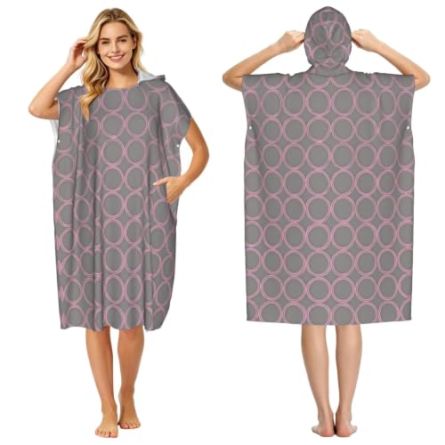 Poncho à capuche microfibre pour se changer facilement après le surf