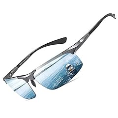 Gunmetal Frame Blue Lens