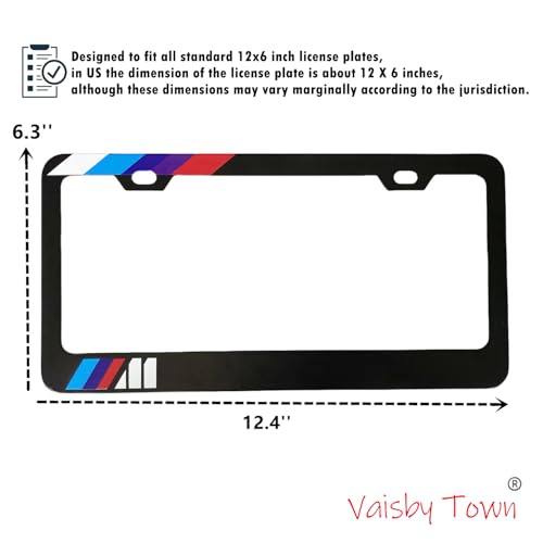 Image of License Plate Frames Cover Compatible with BMW Exterior Accessories