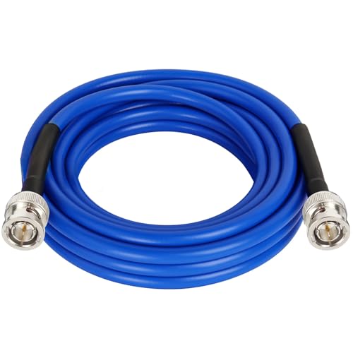 Image of XRDS -RF SDI Cable 15 FT, HD-SDI / 3G-SDI / 6G-SDI BNC to BNC Digital Video Cable, High-Speed Signal Transmission, Low Signal Loss for Broadcast, Studio, Surveillance & HD Video Systems