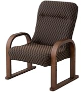 エムール　高座椅子「ゆるり」ブラウン 高座椅子 ゆるり コンパクトタイプ 高さ調節 リクライニング 一人用