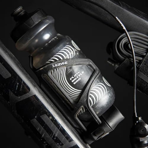 Image of LEZYNE Tubeless Flow Storage Cage | Durable Fiber-Reinforced Composite Matrix Tubeless Loaded Cage with Storage Container, V-Pro 17 Multitool, CO2 Head & CO2 Cartridges
