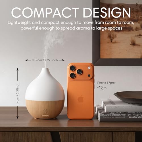 Diffuseur huile essentielle ultrasonique 100ml humidificateur air électrique SALKING