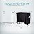 VIVOHOME 4ft Heavy Duty Indoor Outdoor Firewood Storage Log Rack with Cover Combo Set Black and 4ft Outdoor Firewood Storage Cover with Zipper and Hook Loop Tape (Log Rack not Included)