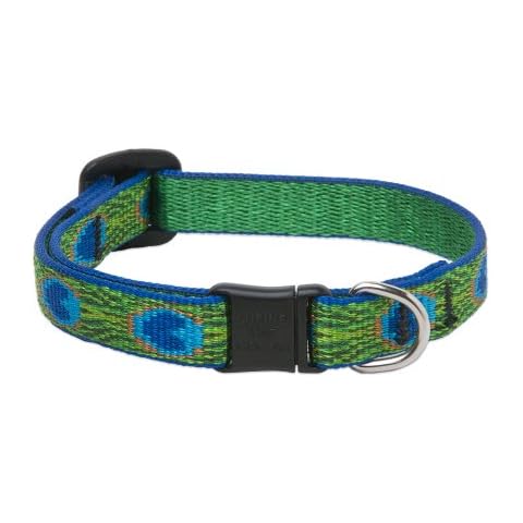 LupinePet Originals 1/2" Tail Feathers Cat Safety Collar , 8-12" Cover