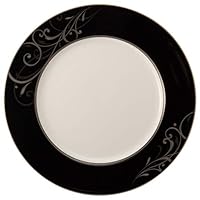 Amazon｜NARUMI(ナルミ) プレート 皿 黒プラチナ唐草 27cm ブラック
