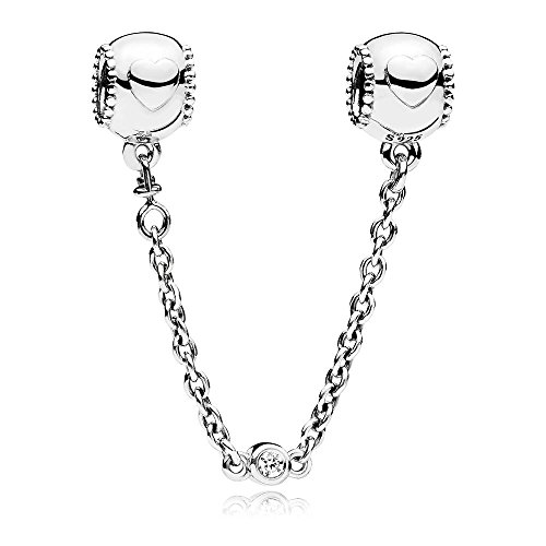 Nuovo Gioielli Catena di sicurezza Pandora Bead 796457CZ-05 Cuori nascosti d\'argento