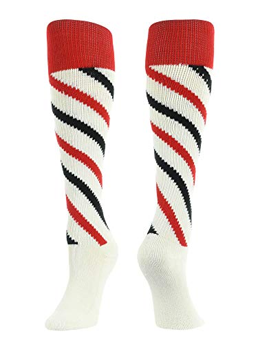 Image of TCK Candy Stripe Knee High Softball Socks Soccer