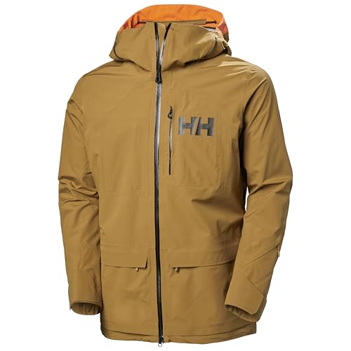HELly Hansen スノーボードウェア M/M ブラウン Helly Hansen, Powdreamer 2.0 ski jacket men Sepia brown | SkiWebShop