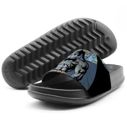 Popfunk Batman Worlds Finest Unisex Adult Slides Adjustable Flip Flop Sandals Officially Licensed Hypd Slydr Switch™4