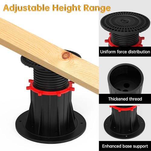 Linone 2 Pcs Adjustable Bed Frame Support Leg, 4.7" - 7.1" by Linone - Used condition - Image 3
