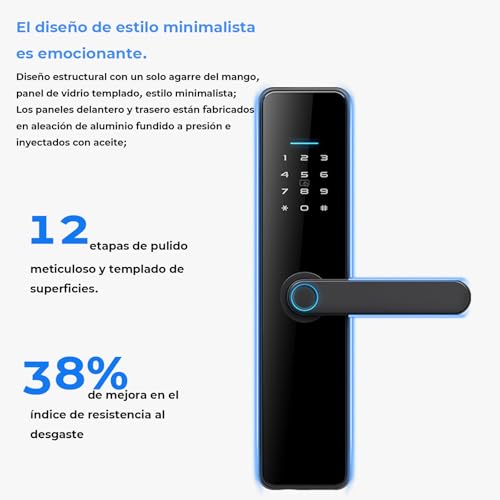 Consejos y reviews para comprar Cerraduras Digitales WiFi exterior los 7 más buscados. 11 Imagen adicional