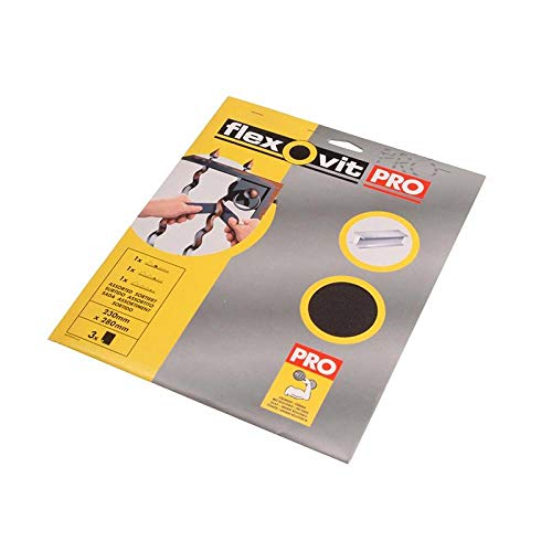 Papier flv58250 Sable Flexovit anti encrassement grain P80