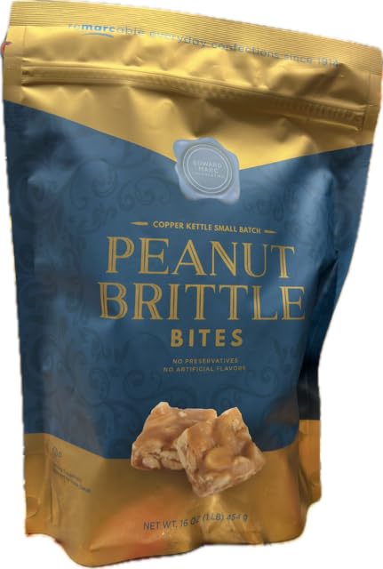 Ed Marc Peanut Brittle Bites, 16 oz (2 Pack)