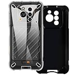 UOGNADGD 2-Pack TPU Case Compatible with Ulefone RugOne Xever 7 Pro Phone Cover - Shockproof Flexible Protective Accessories with Precise Cutouts (Clear+Black)