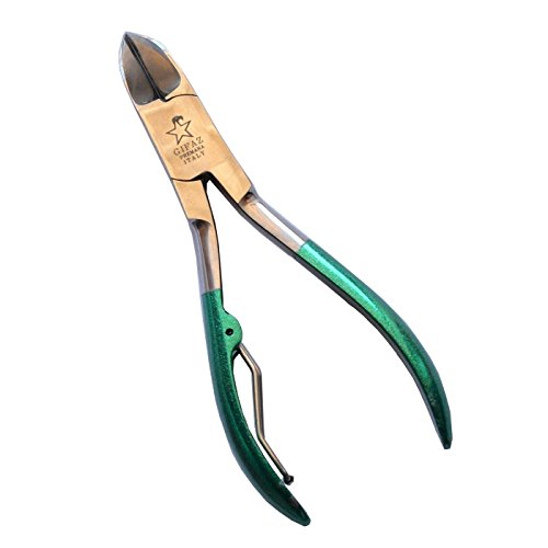 Tronchese per unghie - verniciata colore verde