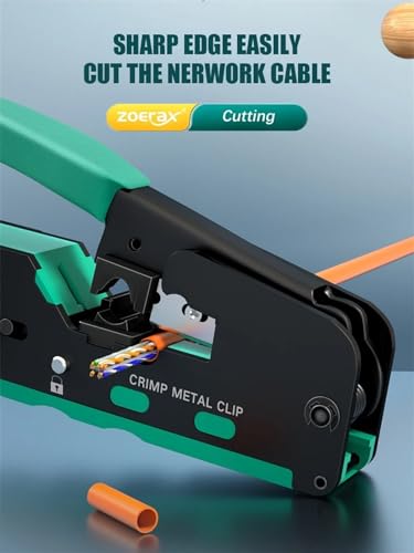 Pince à sertir CAT7 RJ45 pour connecteurs de passage - 8