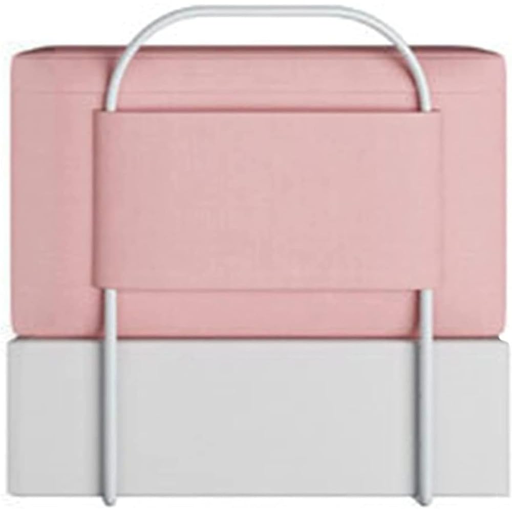 Barriera Letto in Schiuma – Paracolpi Regolabile con Cotone Perlato e Supporto in Metallo, Protezione Completa per Letti Bambini, Singoli e Matrimoniali, Sonno Tranquillo maniglia letto/B/50CMX