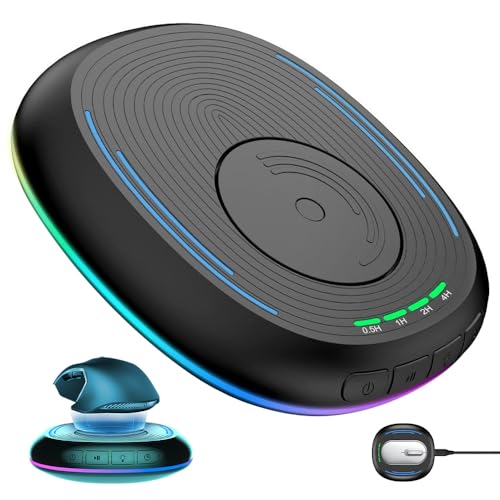 BIZOI Mouse Mover Undetectable Mouse Jiggler with ON/Off Switch 7 Colors Adjustable Mice Jiggler with Adjustable Interval Timer for Wired & Wireless Mice Keeping the PC Active