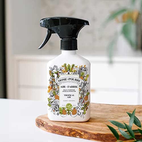 Home~Pourri Air + Fabric Multi-Purpose Odor Eliminator, Tropical Air, Pineapple + Jasmine + Sandalwood, 11 Fl Oz #TOP5