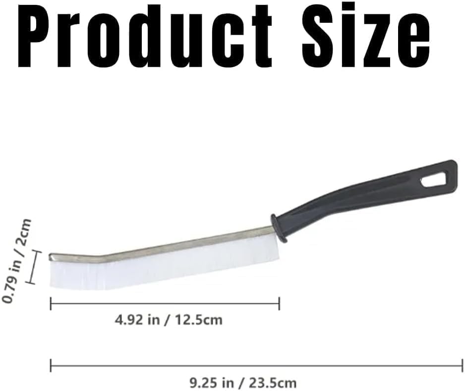 Miniatura 3 de Oanruyan Cepillo de limpieza de huecos negro, herramienta multifuncional de limpieza de hendiduras 2023, cepillos de esquinas muertas para baño,