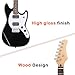 Ktaxon 39 Inch Electric Guitar Electric Guitar Kit Beginner Guitars with H-H Pickups, Basswood Body, Maple Neck, Laurel Wood Fingerboard(Black)
