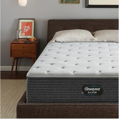 Image of Beautyrest Silver BRS900 12.25 inch Medium Twin XL Mattress, Cooling Technology, Supportive, CertiPUR-US, 100-Night Sleep Trial, 10-Year Limited Warranty White