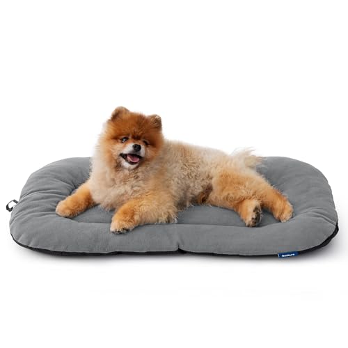 Bedsure Washable Dog Crate Pad for Small Dogs, Anti-Slip Puppy Kennel Dog Bed for Crate - Ultra Soft...