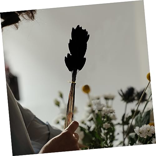 60 flores secas Bunny Tail para decoración miniatura 6