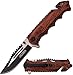 Tac Force G'Store Vintage Wooden Handle Pocket Hunting Tactical Hunting Handy Knife