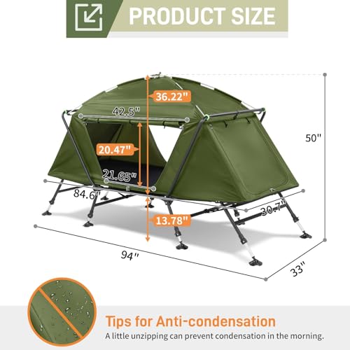 Carpa plegable para 1 persona resistente y duradera miniatura 3