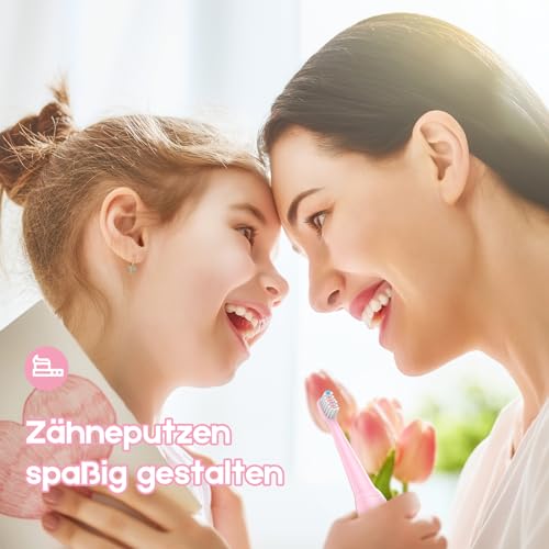 Elektrische Kinderzahnbürste Dada-Tech mit 2-Minuten-Timer