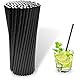 jwtyu Strohhalme 500 Stück Trinkhalme Länge 197 mm Strohhalm Cocktailstrohhalme Geeignet für Haushalte Bars Restaurants und Partys