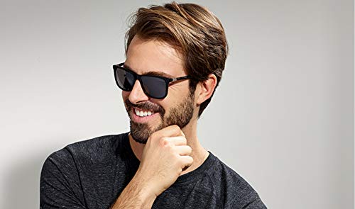 Revo Polarized Rounded Square, Black Frame with Graphite Lens Sport Sunglasses4