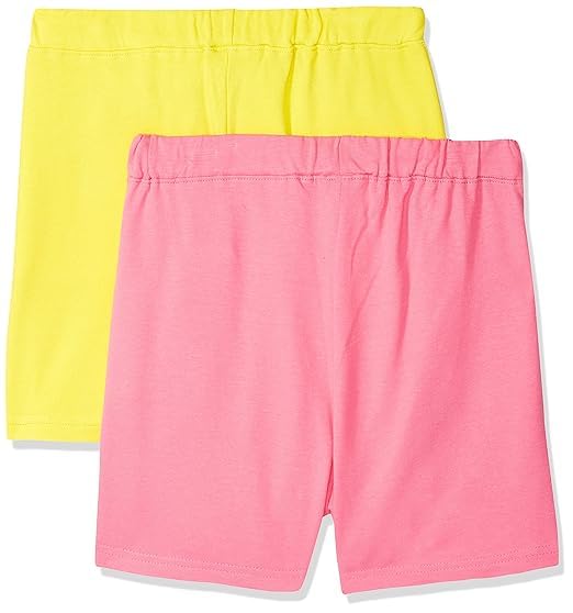 Image of Cloth Theory Premium Cotton Shorts for Girls - Regular Fit Pocket Shorts for Girls Pack of 2