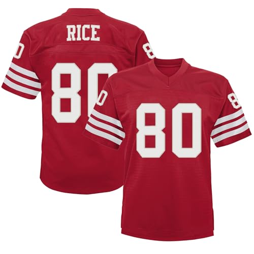 Jerry Rice San Francisco 49ers #80 Red Infants Toddler Home Throwback Player Jersey (24M)