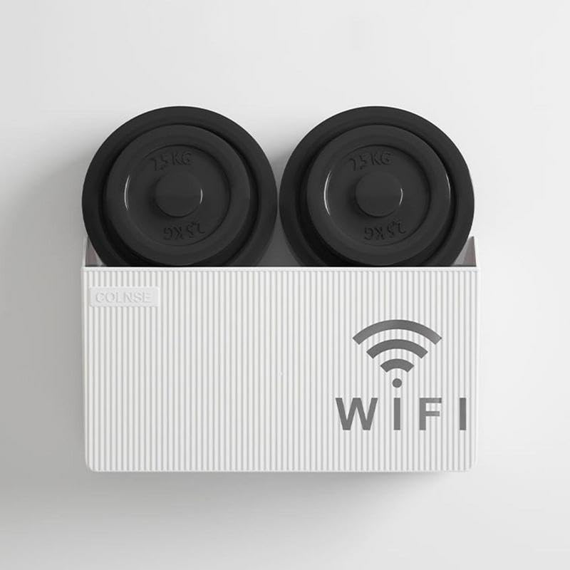 Boîte WiFi murale esthétique pour harmoniser les câbles du salon moderne - 6