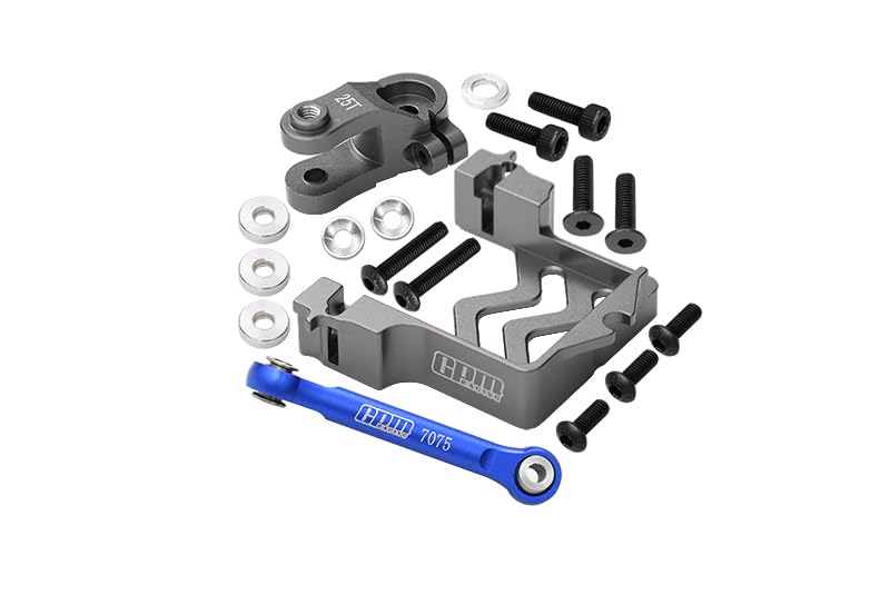 Support servo en aluminium GPM pour Traxxas Maxx 1/10 pièce haut de gamme