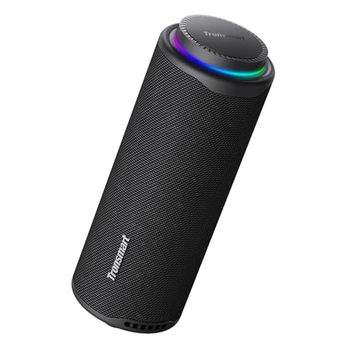 Tronsmart T8 Altavoz Portátil Bluetooth 40W, Luces Led, Protección Agua IPX7, Graves Potentes con Sonido Stereo de Alta Fidelidad, Speaker Inalámbrico con EQ para Camping, Ciclismo, Interior, Exterior