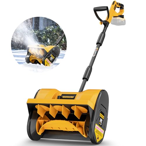 Cordless Snow Shovel Compatible for DeWalt 20V Battery(No Battery) 12-Inch ...
