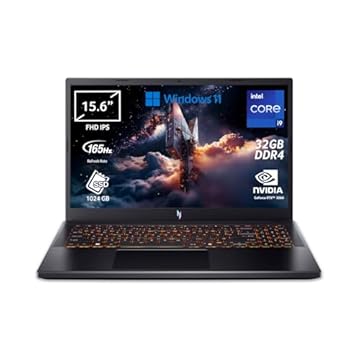 ACER Nitro V 15 ANV15-52-98W0 Notebook Gaming, Processore Intel Core i9-13900H, Ram 32 GB DDR4, 1024 GB SSD, Display 15.6" FHD IPS 165 Hz LED LCD, NVIDIA GeForce RTX 5060 8 GB GDDR7, Windows 11 Home