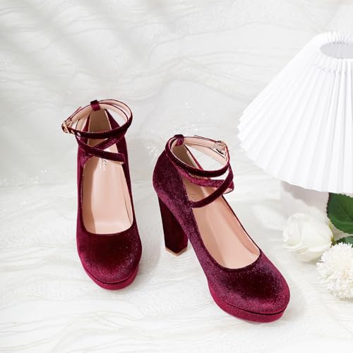 Image of Mostrin Fashion Vintage Womens Small Bowtie Platform Pumps Ladies Sexy High Heeled Shoes