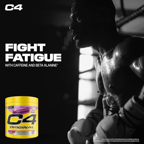 Image of C4 Original Pre Workout - Popsicle Grape - Pre-Workout for Endurance, Focus & Performance with 200mg Caffeine, Beta-Alanine, Creatine Nitrate, L-Arginine & PeptiPump - Sugar Free, 25 Servings