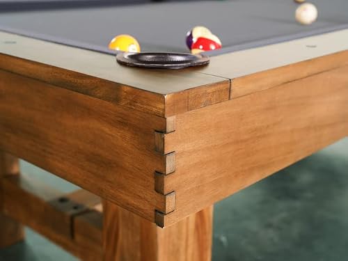 Nixon Billiards - Presli Slate Billiard Pool Table (Native Acacia, 8 Ft) #TOP7